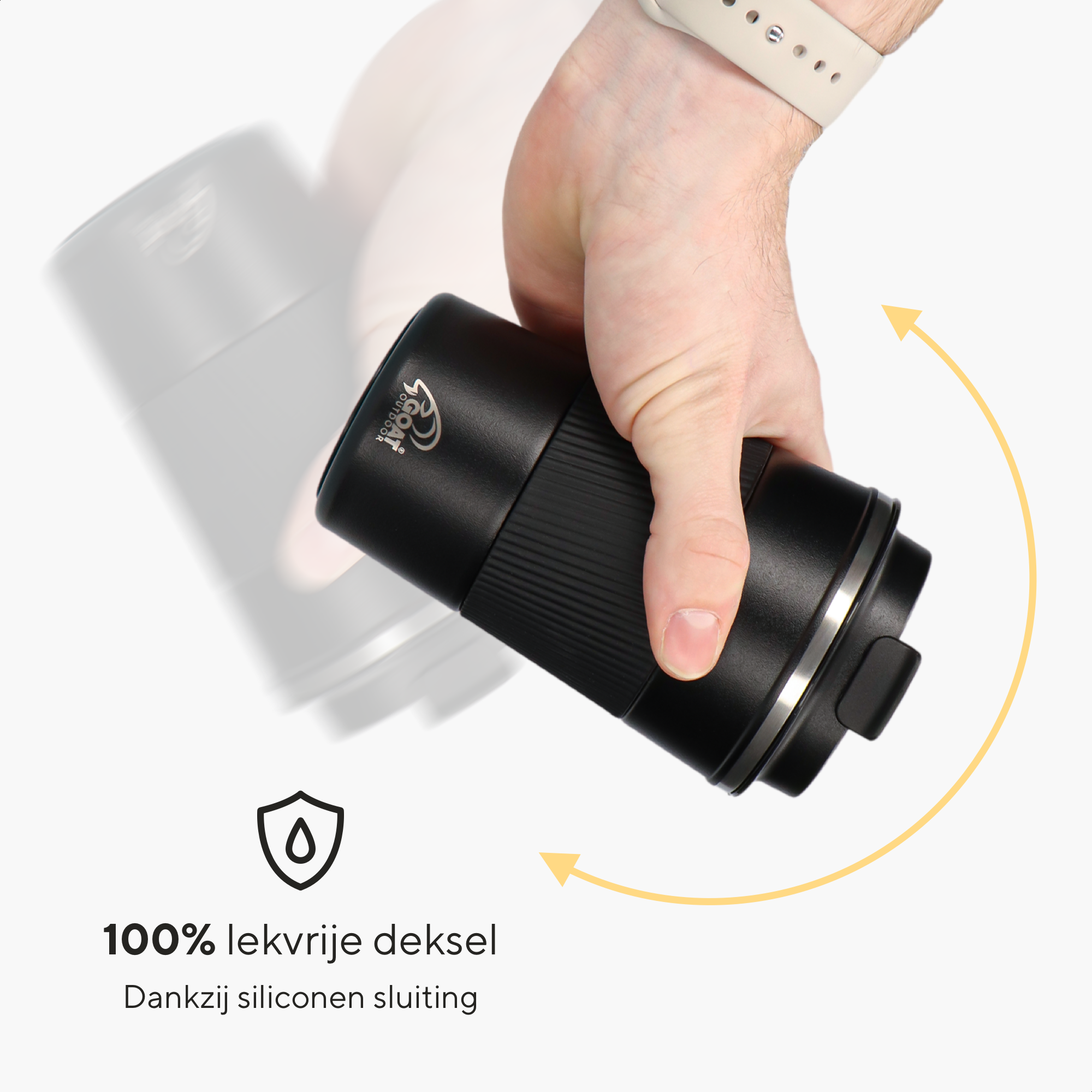CS COSDDI Thermosbeker, roestvrij staal, 380 ml, vacuüm, lekvrij, reisbeker met deksel, autobeker, dubbelwandig geïsoleerd, voor koffie CS COSDDI Thermosbeker, roestvrij staal, 380 ml, vacuüm, lekvrij, reisbeker met deksel, autobeker, dubbelwandig geïsoleerd, voor koffie